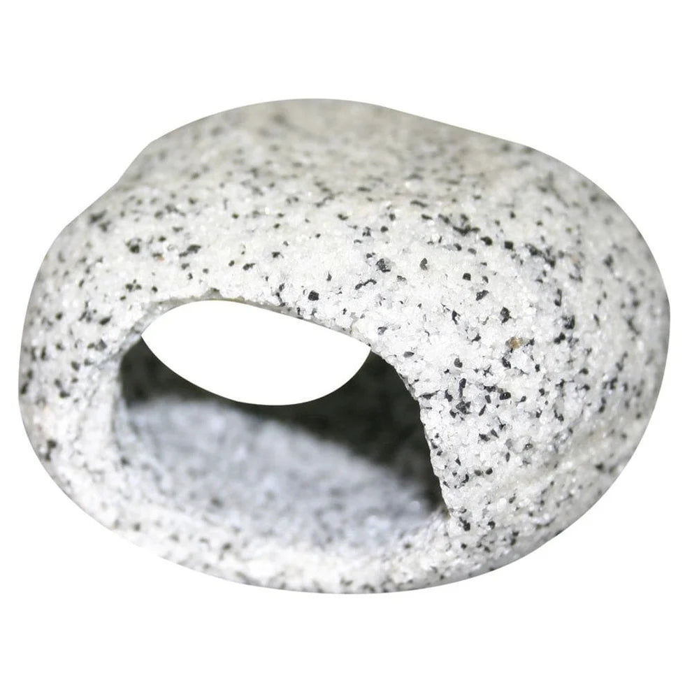 Aqua One Round Marble Cave Aquarium Ornament Small 9.5 x 8.5 x 5.3cm