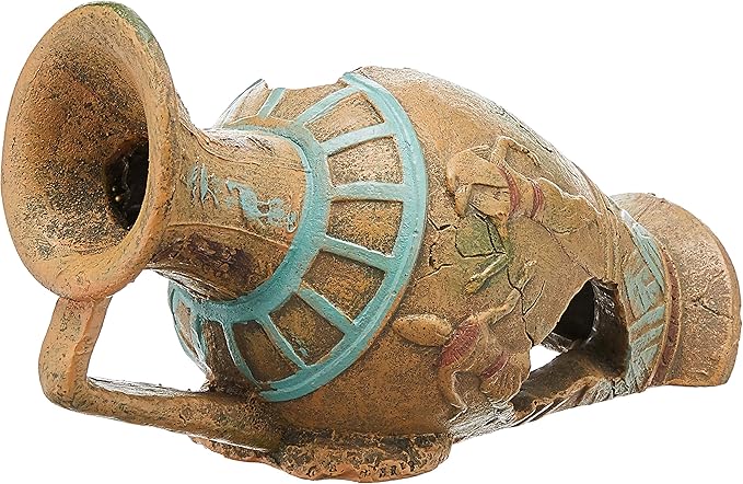 Rosewood Blue Ribbon Egyptian Urn Fish Tank Aquatic Ornament