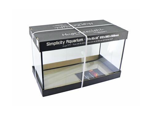 Hugo Simplicity 24x15x12 Glass Aquarium