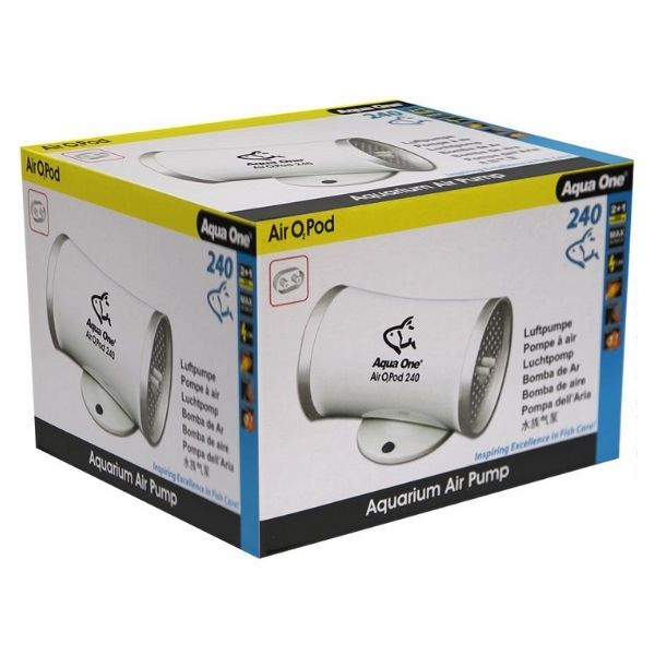 Aqua One O2 Pod 240 Air Pump 2 x 120l/hr