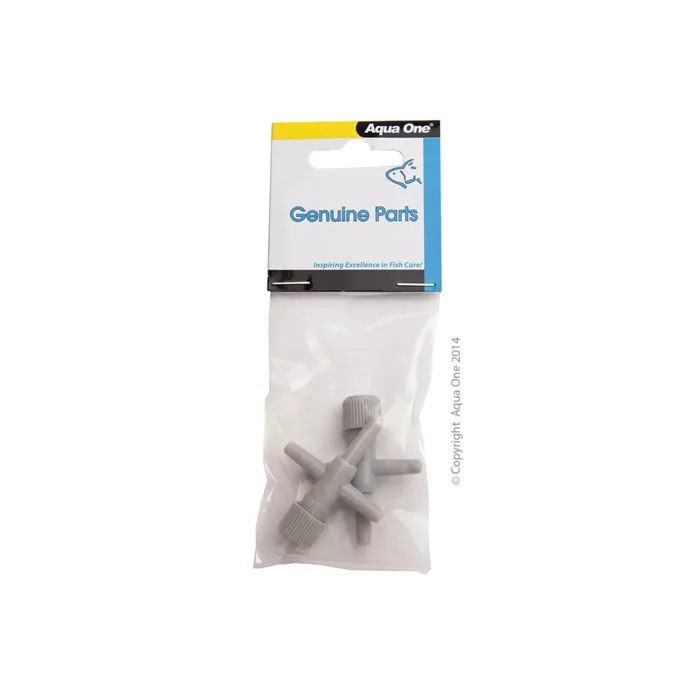 AquaOne Air Line T Control Valve (2 pack)