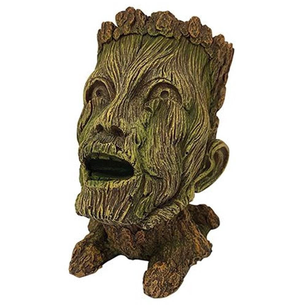 Aqua One Aquarium Fish Tank Tree Man Head Decor Ornament