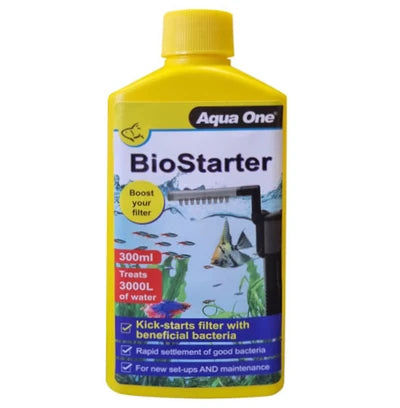 Aqua One BioStarter 300ml Aquarium Filter Bacteria