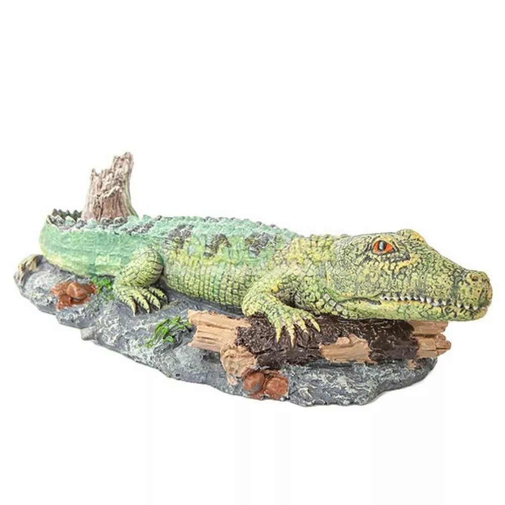 Betta Aquarium Ornament Air Action Crocodile Decoration MS899