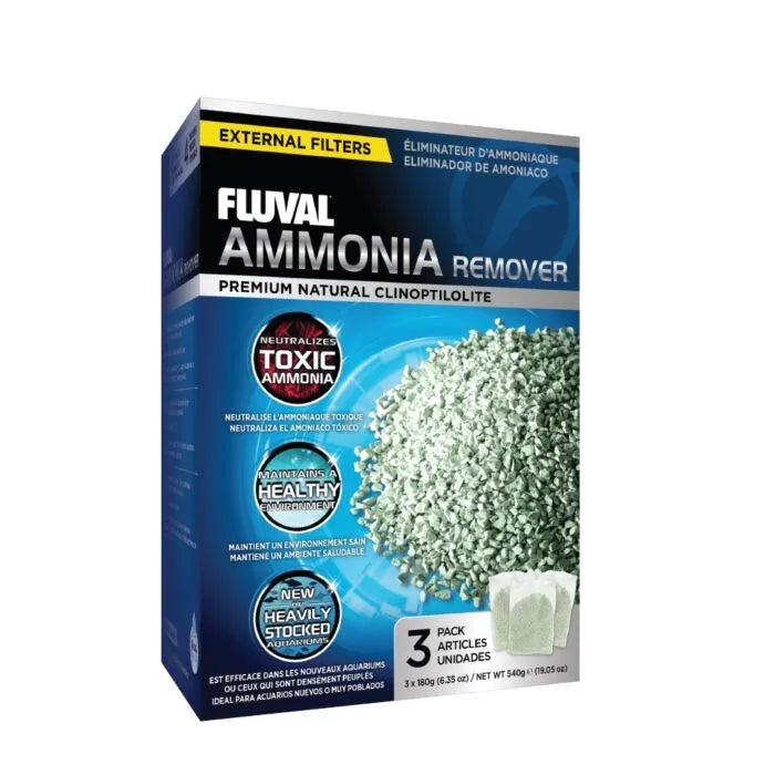 Fluval Ammonia Remover 3 x 180g ( 540g)