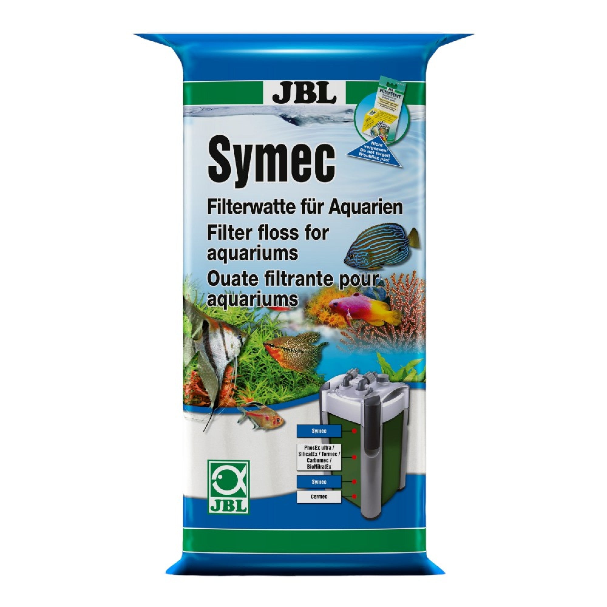 JBL Symec Filterwool 1000g fine aquarium filter floss for freshwater and marine aquariums