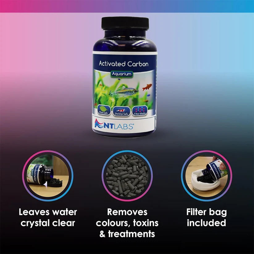 NT Labs Aquarium Activated Carbon 120g