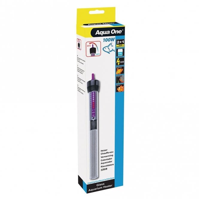 Aqua One Glass Heater 100W 20cm