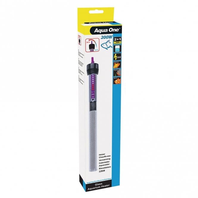 Aqua One Glass Heater 200W 30cm