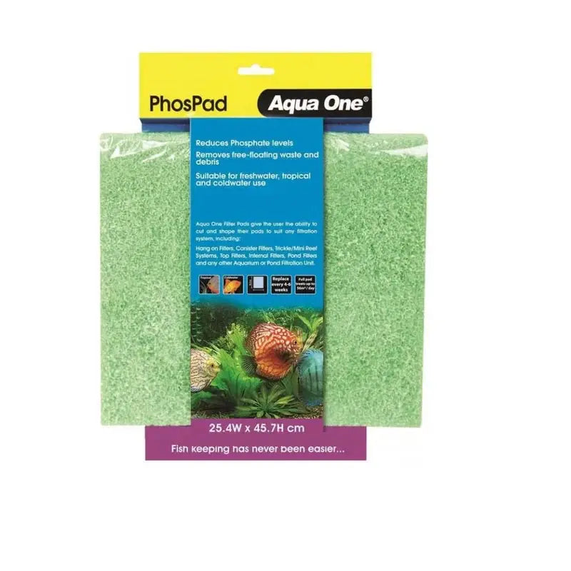 Aqua One PhosPad Self Cut Filter Foam Pad