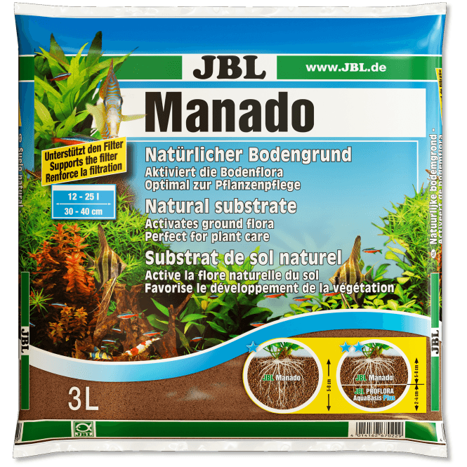 JBL Manado natural planted aquarium substrate