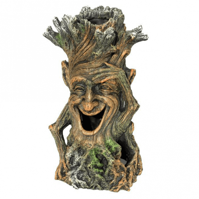 Aqua One Laughing Tree Trunk Aquarium Fish Tank Decor Ornament