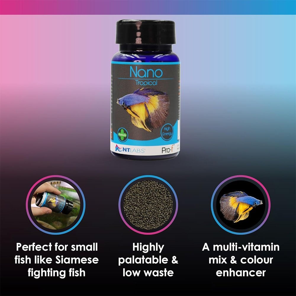 NT Labs Pro-f Nano Tropical Fish Granules 45g