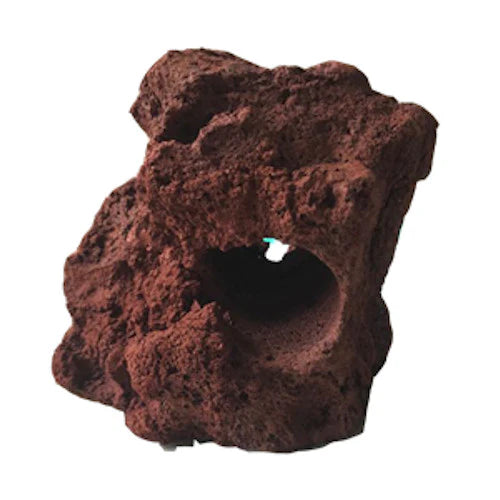 Drilled Red Lava Rock 1kg