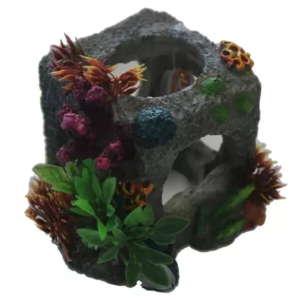 Coral block Aquarium Fish Tank Hideaway Marine Freshwater Ornament