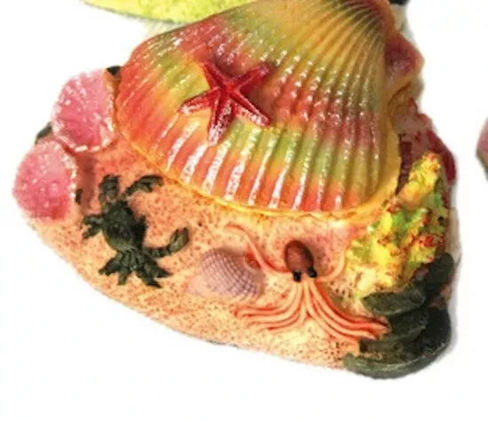 Betta aquarium air ornament Colorful Shell