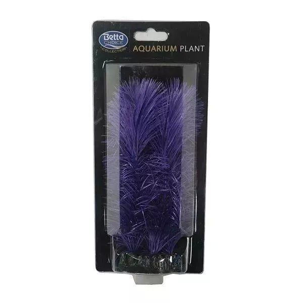 Betta Choice Plastic 20cm Purple Plant