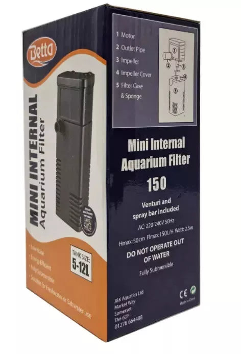 Betta 150 Mini Internal Aquarium Filter