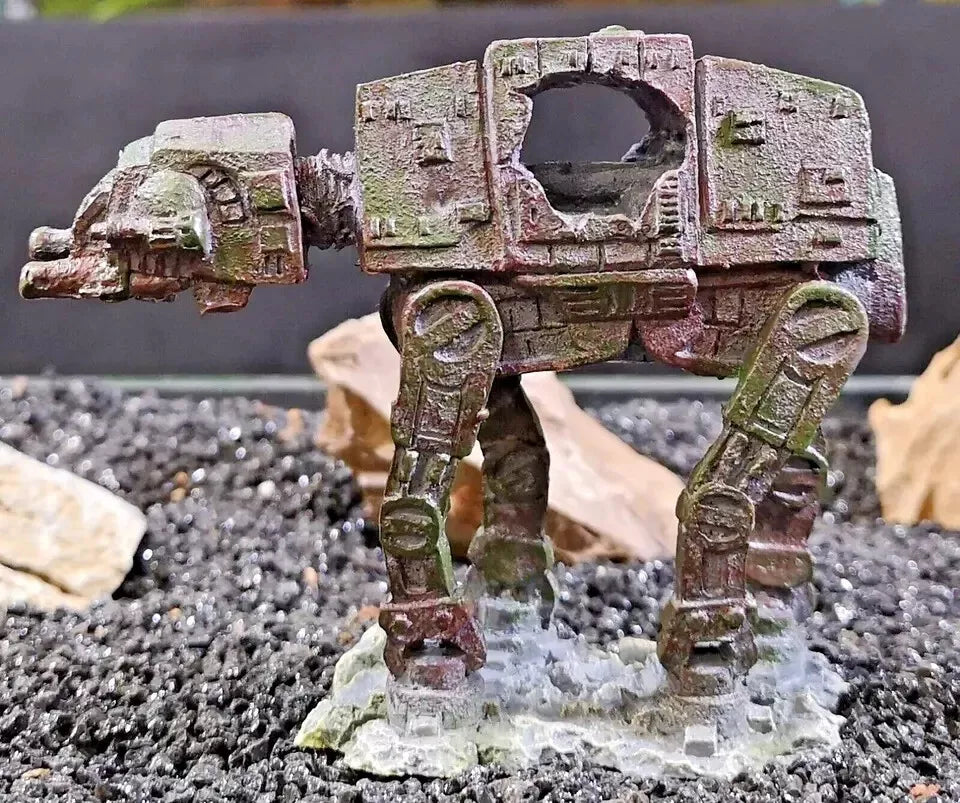 Space Dog Star Wars Style Small Aquarium Fish Tank Ornament Replica Walker