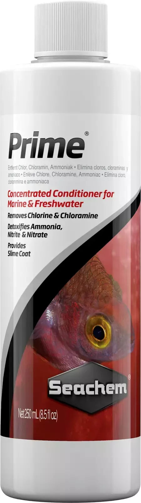 Share Seachem Prime Dechlorinator Ammonia Nitrite Nitrate Remover Fish Tank - 250ml