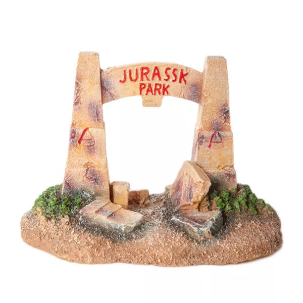 Jurassic Park Arch Aquarium Fish Tank Prehistoric Ornament