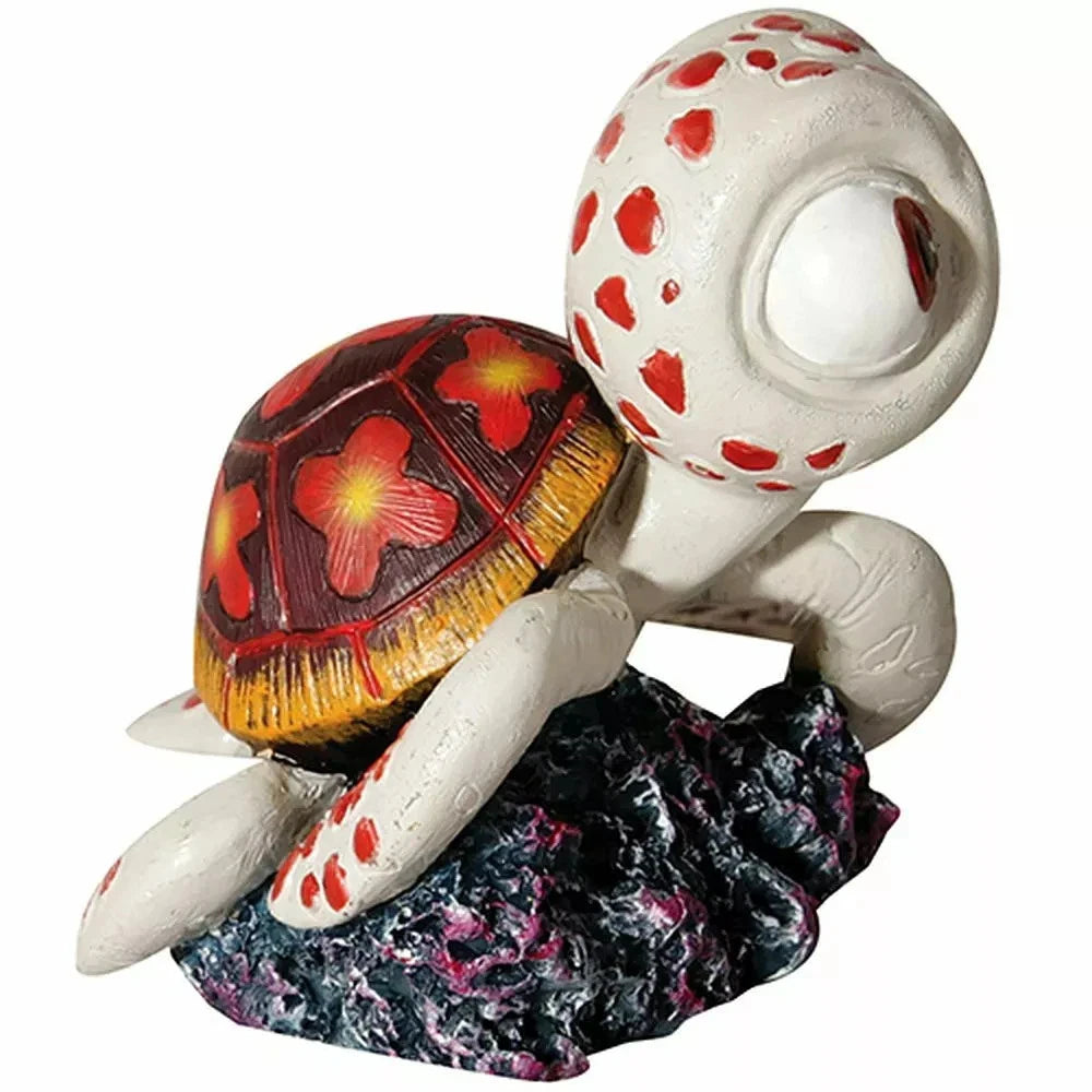 Aqua One Aquarium Decoration Baby Sea Turtle Bright & Fun Fish Ornament for Kids