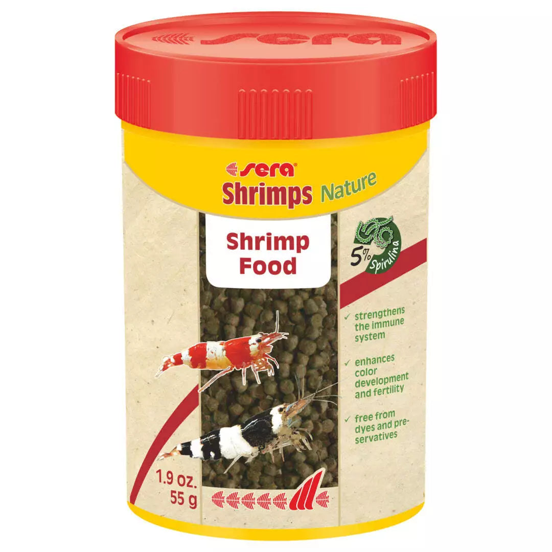 Sera Shrimps Nature 55g 100ml Granular Aquarium Spirulina Food