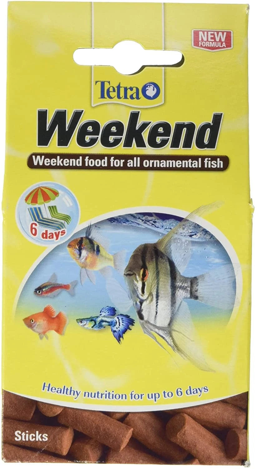 Tetra Fish Food Weekend Holiday Sticks x10 Aquarium Tropical Feed up to 6 Days
