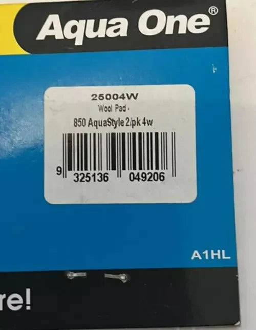AQUA ONE WOOL PAD 850 AQUASTYLE 2 PACK 4W -25004W