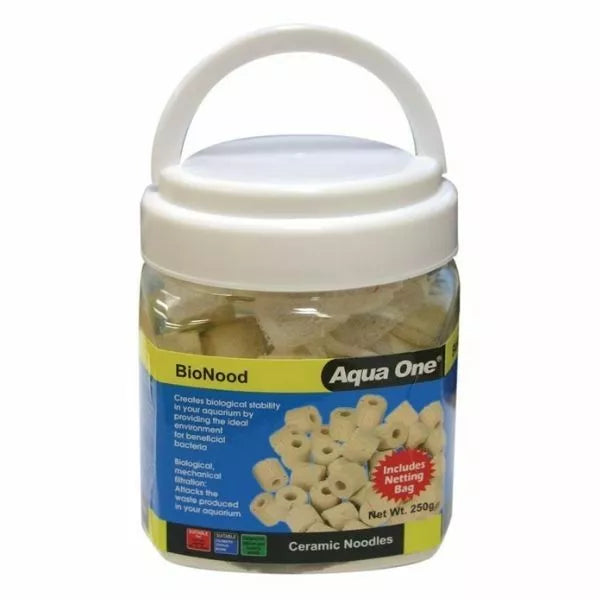 Aqua One Bio Noodles Ceramic Filter Media with a Free Net Bag Aquarium Fish Tank