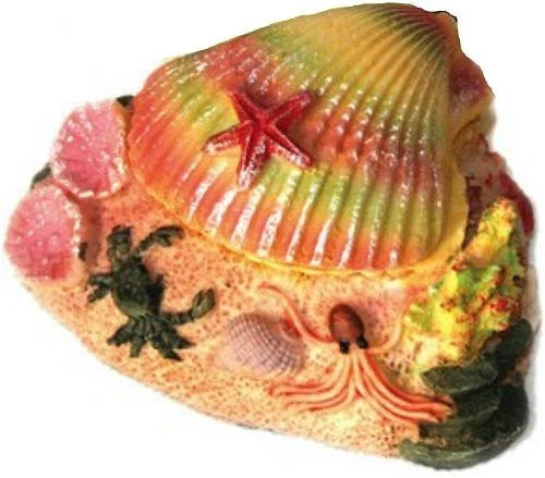 Betta Aquarium Ornament Air Action Tropical Shell 10 x 6 x 10 (cm) MS200