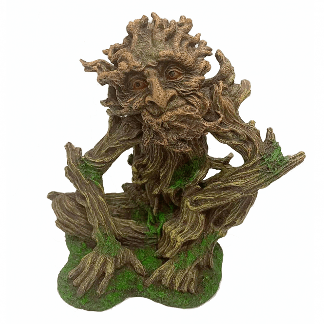 Aqua One Tree Man Sitting Aquarium Fish Tank Decor Ornament