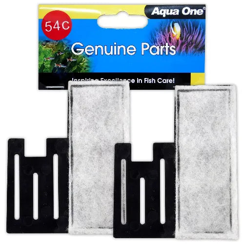 AQUA ONE CLEARVIEW 100 CARBON CARTRIDGE (2pk) 54C FILTER MEDIA AQUARIUM FISH