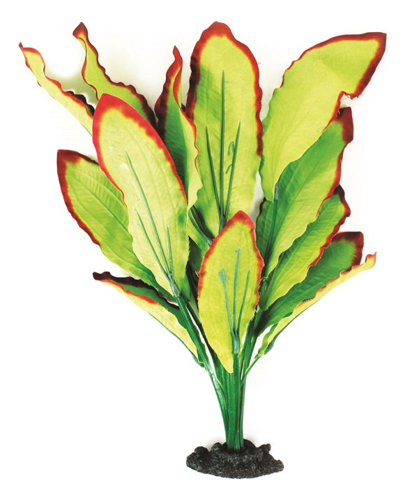 Aqua One Silk Aquarium Plant 30cm Amazon Red/Green