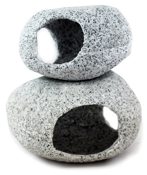 Aqua One Round Marble Cave Jumbo aquarium ornament 19 x 17 x 12.5cm