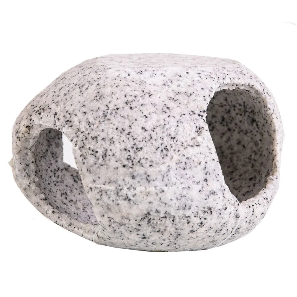 Aqua One Round Marble Cave Aquarium Ornament XL 17 x 15 x 10cm