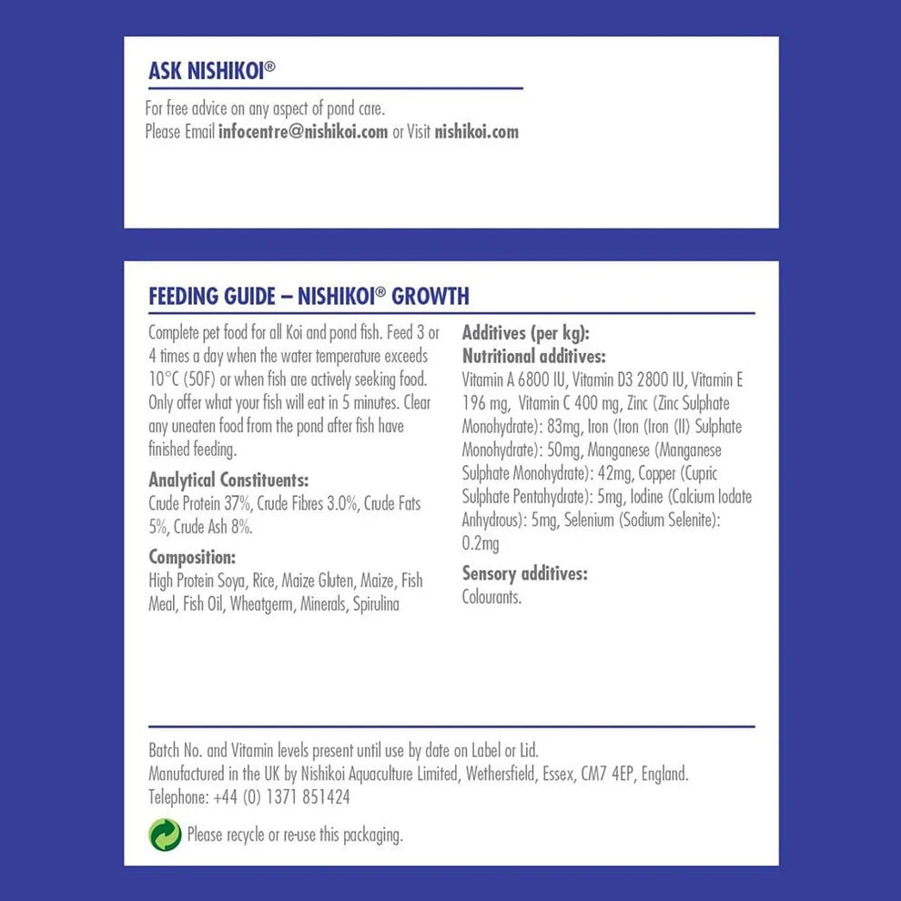 Nishikoi Growth 2Mm Small 350G