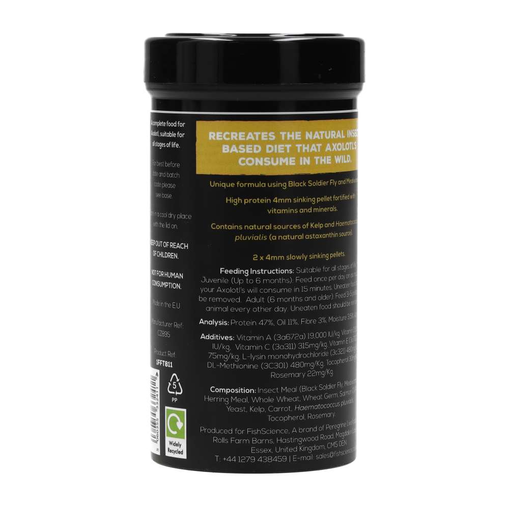 Fish Science Axolotl Pellets 150g