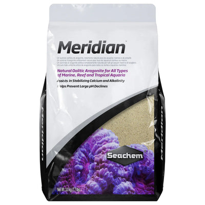 Seachem Meridian 3.5kg natural aragonite substrate for reef and marine aquariums
