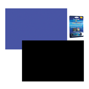 Hugo Sea Blue / Midnight Black Aquarium Background 40x100cm Double Sided + SeaView Gel