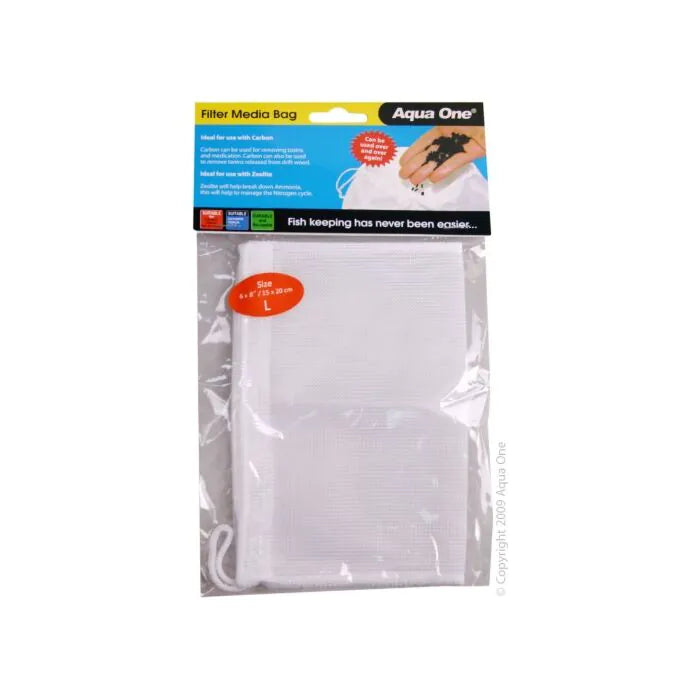 Aqua One Filter Media Net Bag 6 x 8inch Large