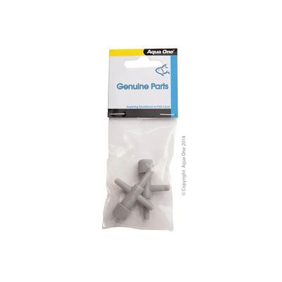 AquaOne Air Line T Control Valve (2 pack)