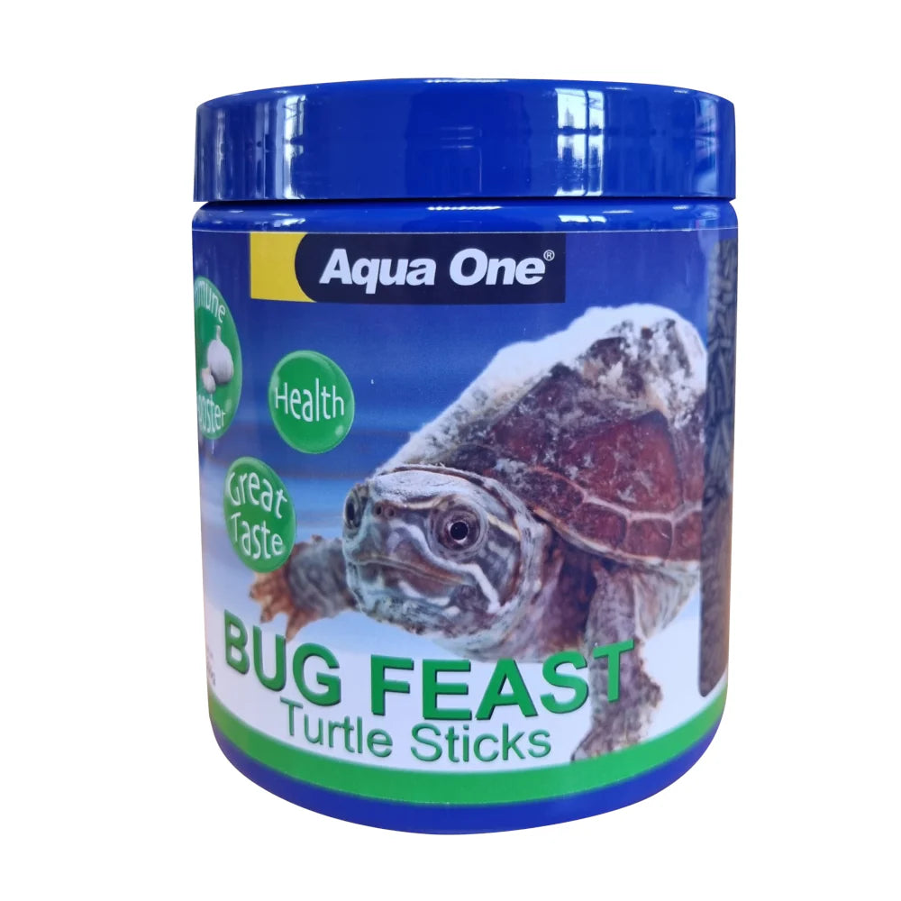 Aqua One Bug Feast Turtle Sticks With Garlic 200g