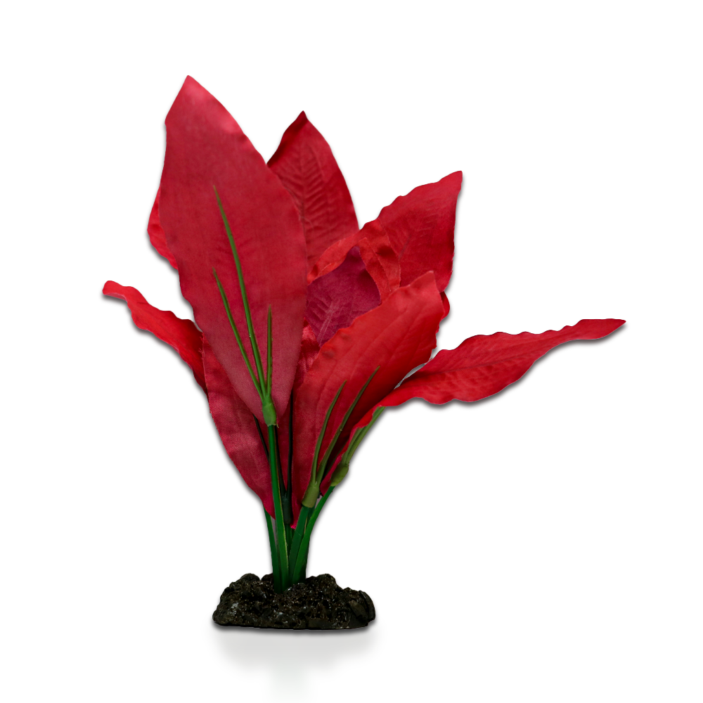 Aqua One Amazon Red Silk Aquarium Plant 20cm