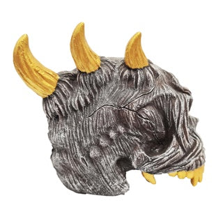 Betta Devil Skull Aquarium Ornament – Spooky Cave Decor for Fish Tanks