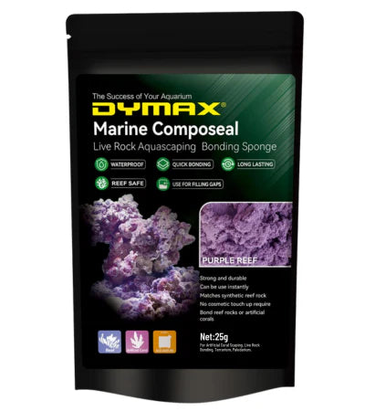 Dymax Marine Composeal Purple Reef Bonding Sponge | 25g & 50g
