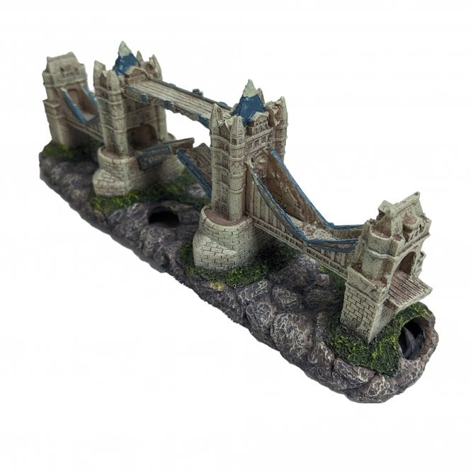 Betta  London Tower Bridge Aquarium Fish Tank Ornament Decoration