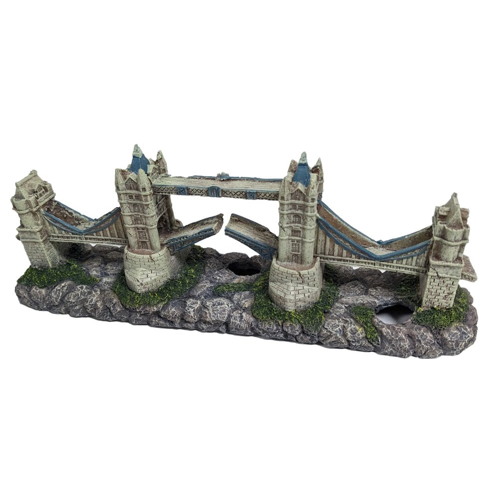 Betta  London Tower Bridge Aquarium Fish Tank Ornament Decoration