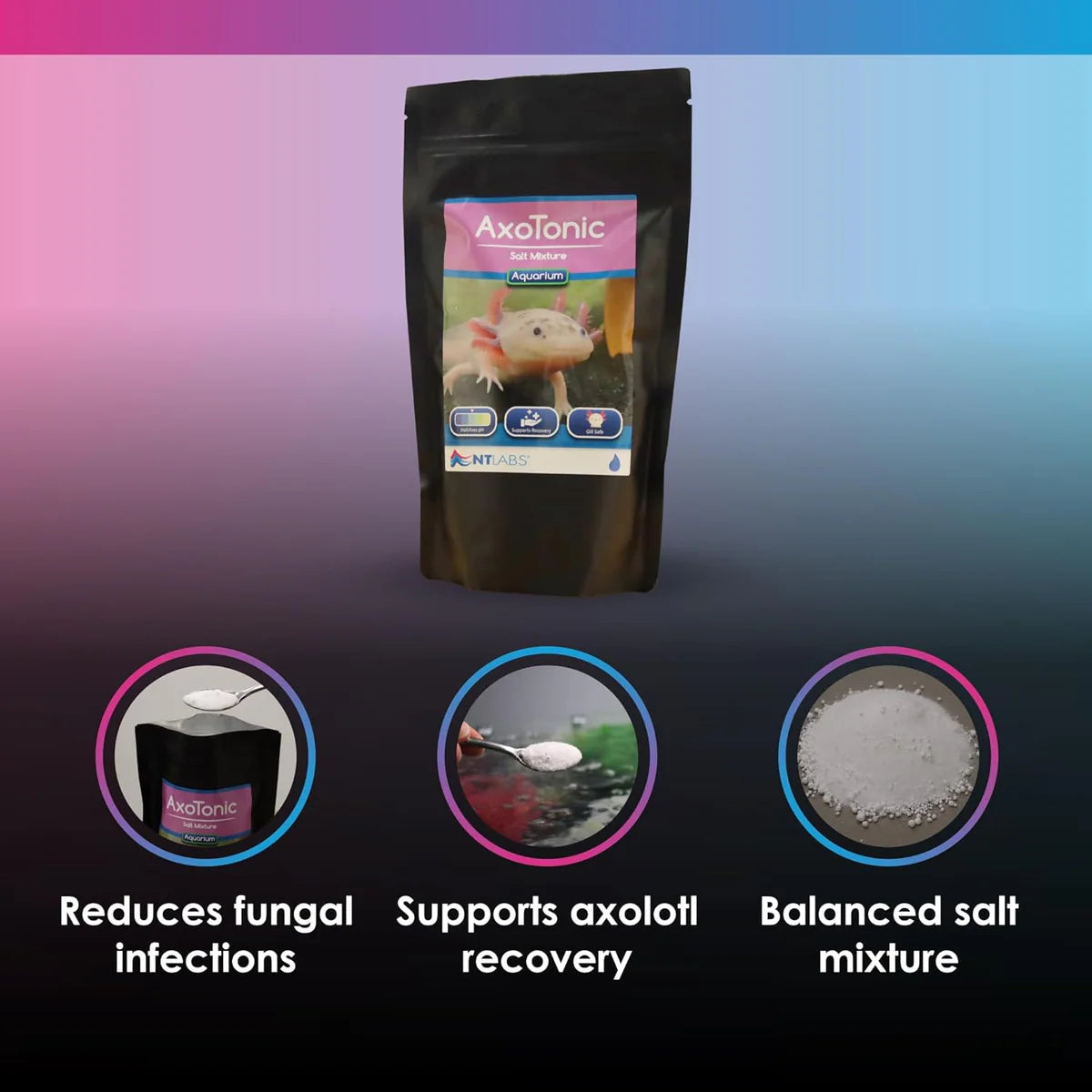 NT Labs Aquarium Axolotl AxoTonic Salt Mixture 500g