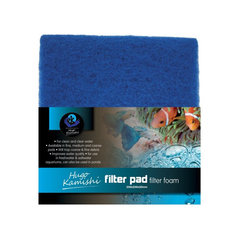 Hugo Kamishi Aquarium Filter Media Foam Pad Fine